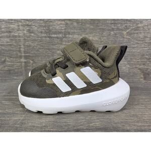 Adidas Fortarun 3.0 Olive Strata Cloud White Shadow (TD) Shoes Size 4K Toddlers